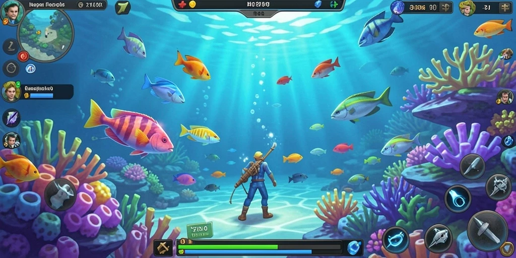 Tampilan grafis yang menarik dan colorful.