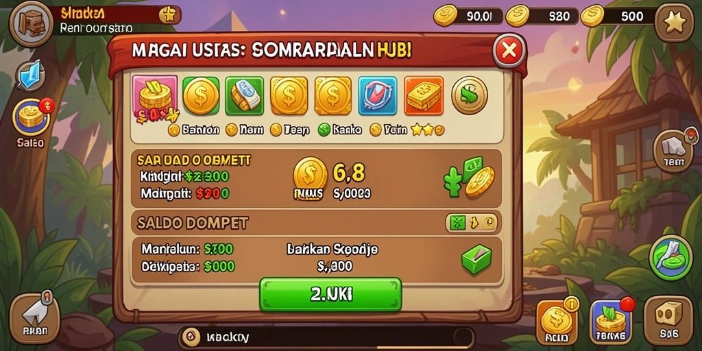 Bonus menarik yang membuat permainan semakin seru.