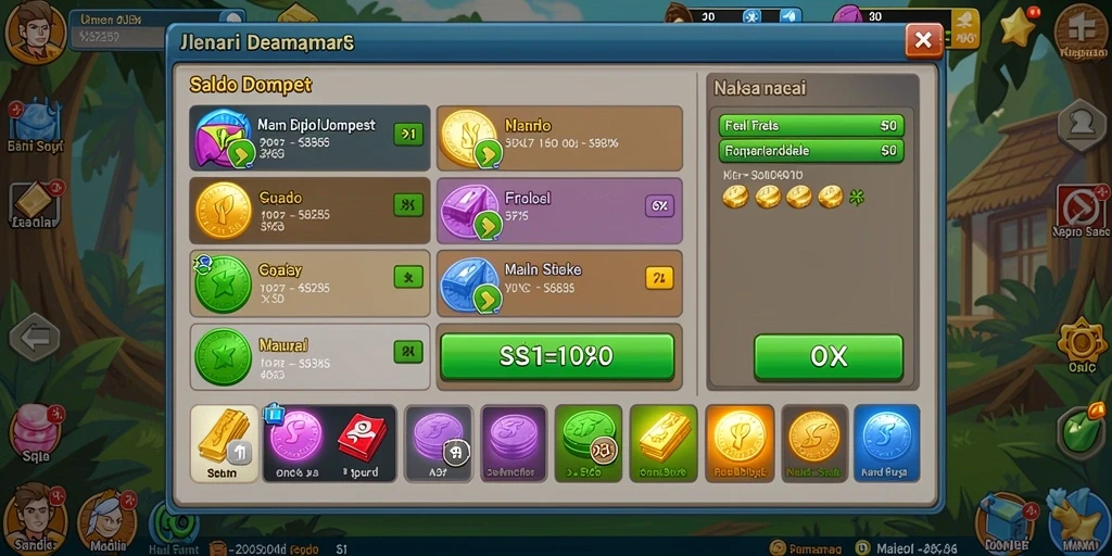 Beragam tema mesin slot yang penuh warna.