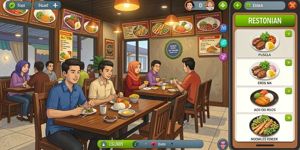 Fitur komunitas yang memungkinkan interaksi antar pemain.